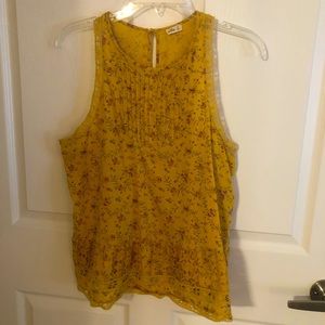Hollister Mustard Yellow Tank Top
